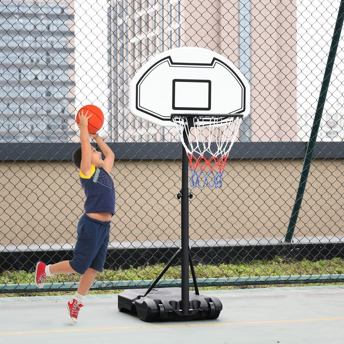 The Range | HOMCOM Basketball Stand and Hoop - Black HOMCOM Basketball Stand and Hoop - Black