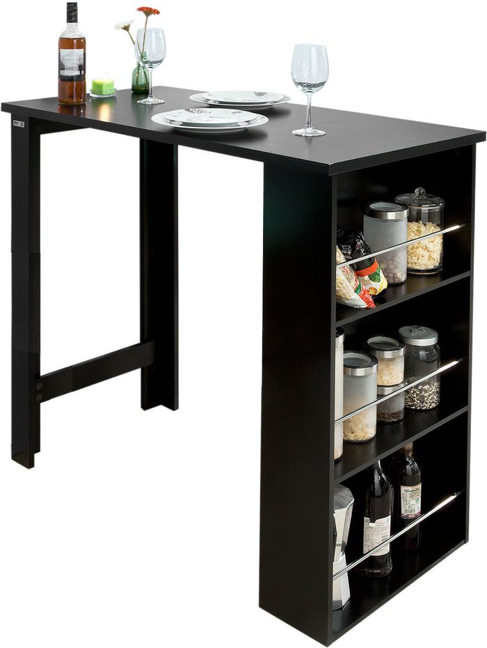 The Range | SoBuy SoBuy Kitchen Breakfast Bar Table Dining - Black SoBuy SoBuy Kitchen Breakfast Bar Table Dining - Black