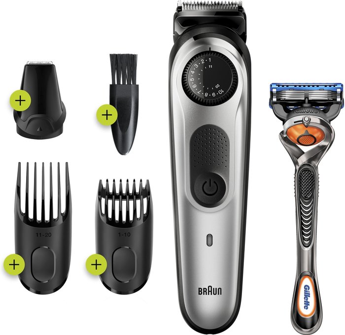 The Range | Braun BRAUN BT5260 Beard Trimmer Set - Silver & Black Braun BRAUN BT5260 Beard Trimmer Set - Silver & Black
