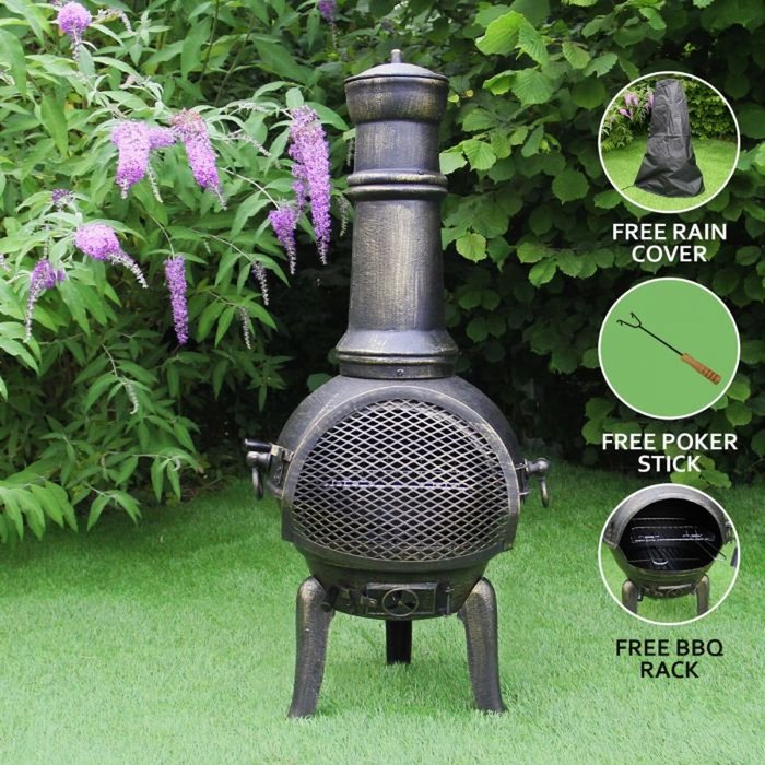The Range | Monstershop Cast Iron Chiminea - Black Monstershop Cast Iron Chiminea - Black