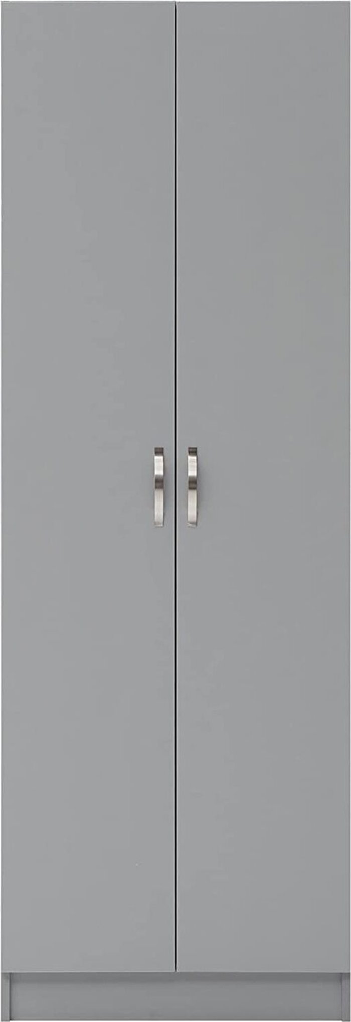 The Range | TIMBER ART DESIGN UK 2 Door Double Wardrobe In Grey - Grey TIMBER ART DESIGN UK 2 Door Double Wardrobe In Grey - Grey
