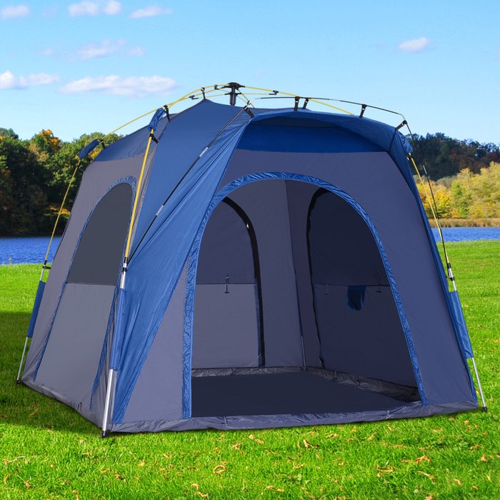 The Range | Outsunny Outsunny 4 Person Outdoor Pop Up Tent Dome Shelter - Grey Outsunny Outsunny 4 Person Outdoor Pop Up Tent Dome Shelter - Grey