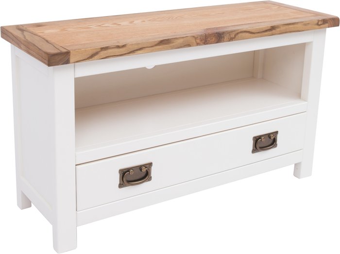 The Range | Cabinet Bits Lovere 1 Drawer TV Unit - Off White / Antique Brass Drop Cabinet Bits Lovere 1 Drawer TV Unit - Off White / Antique Brass Drop