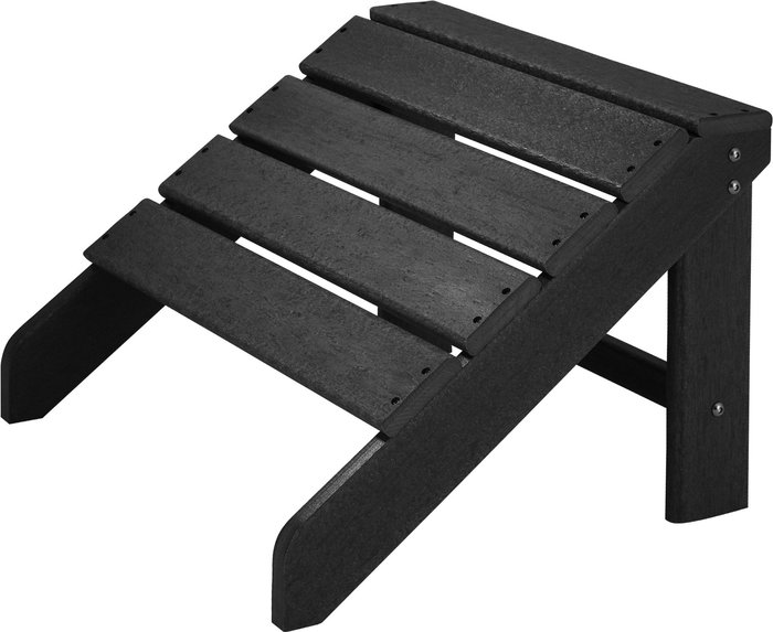 The Range | TECTAKE Footstool - Black/Black TECTAKE Footstool - Black/Black