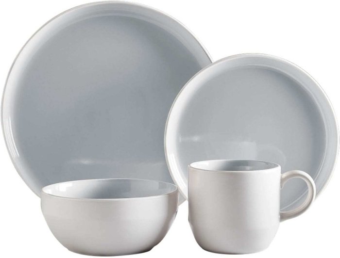 The Range | Barbary & Oak Barbary & Oak Scandinavian Inspired Oslo 16-Piece Stoneware Dinner Set Barbary & Oak Barbary & Oak Scandinavian Inspired Oslo 16-Piece Stoneware Dinner Set