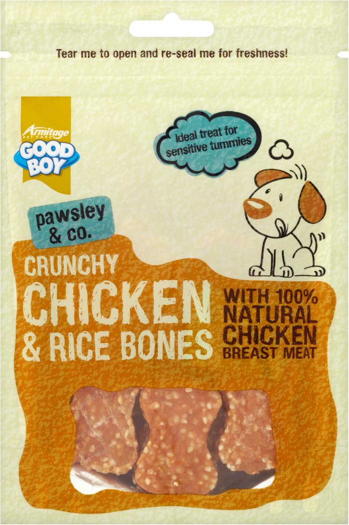 The Range | Good Boy Good Boy Crunchy Chicken and Rice Bones Good Boy Good Boy Crunchy Chicken and Rice Bones
