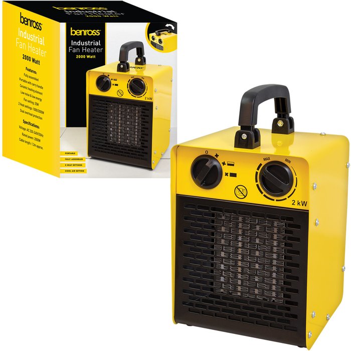 The Range | Benross 2kw Industrial Fan Heater Benross 2kw Industrial Fan Heater