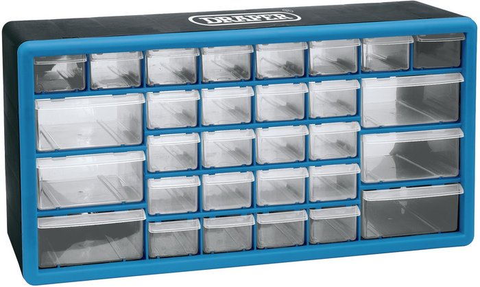 The Range | Draper Draper 30 Drawer Wall Mountable Organiser Cabinet Draper Draper 30 Drawer Wall Mountable Organiser Cabinet