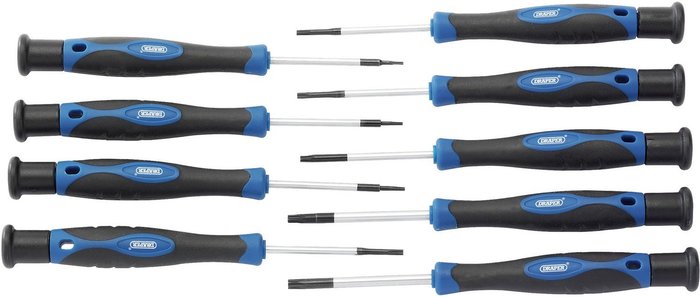 The Range | Draper Draper 9 Piece Torx Precision Screwdriver Set Draper Draper 9 Piece Torx Precision Screwdriver Set