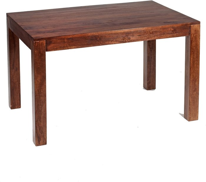 The Range | IH Design Modern Dakota Mango Wood 4ft Small Dining Table - Dark Wood IH Design Modern Dakota Mango Wood 4ft Small Dining Table - Dark Wood