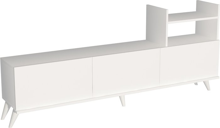 The Range | Destina Home Ezel TV Stand and Entertainment Center - White Destina Home Ezel TV Stand and Entertainment Center - White