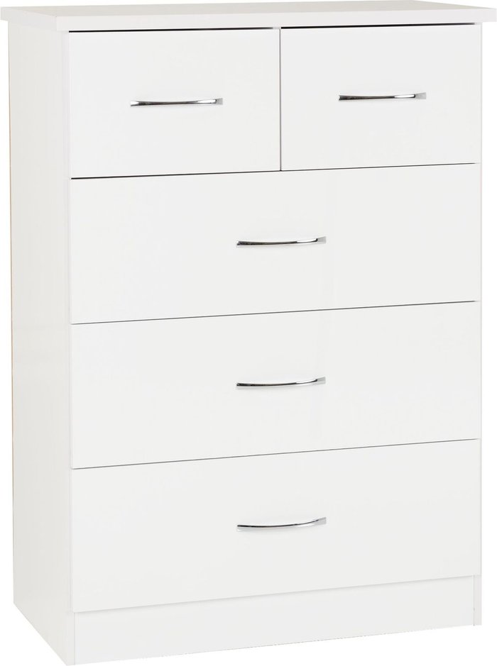 The Range | Seconique Nevada 3 plus 2 Chest - White Seconique Nevada 3 plus 2 Chest - White