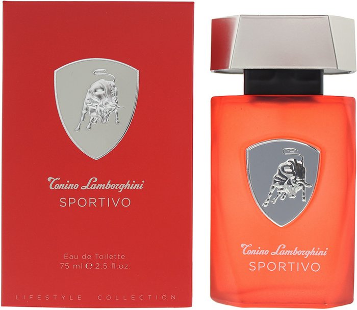 The Range | Lamborghini Lamborghini Sportivo Eau De Toilette 75ml Spray - Red Lamborghini Lamborghini Sportivo Eau De Toilette 75ml Spray - Red