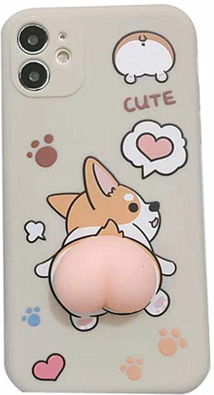 The Range | Corgi Stress Relief Fidget Phone Case for iPhone - White / iPhone XR Corgi Stress Relief Fidget Phone Case for iPhone - White / iPhone XR