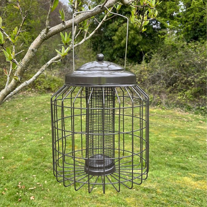 The Range | Selections Heavy Duty Squirrel Proof Hanging Bird Nut Feeder - Copper Selections Heavy Duty Squirrel Proof Hanging Bird Nut Feeder - Copper