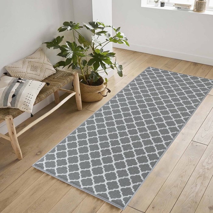 The Range | Serdim Rugs Serdim Rugs Trellis Anti Slip Doormats Grey 67X220 Cm Serdim Rugs Serdim Rugs Trellis Anti Slip Doormats Grey 67X220 Cm
