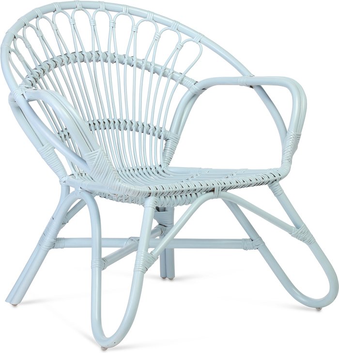 The Range | Desser Desser Nordic Rattan Chair In Blue Desser Desser Nordic Rattan Chair In Blue
