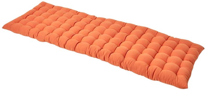 The Range | Homescapes Solid Garden Bench Pad Cushion - Burnt Orange / 143cm Homescapes Solid Garden Bench Pad Cushion - Burnt Orange / 143cm