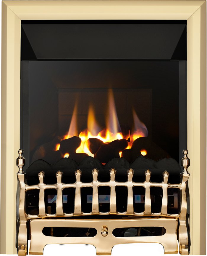 The Range | Focal Point Fires Focal Point Blenheim High Efficiency Manual Gas Fire - Brass Focal Point Fires Focal Point Blenheim High Efficiency Manual Gas Fire - Brass