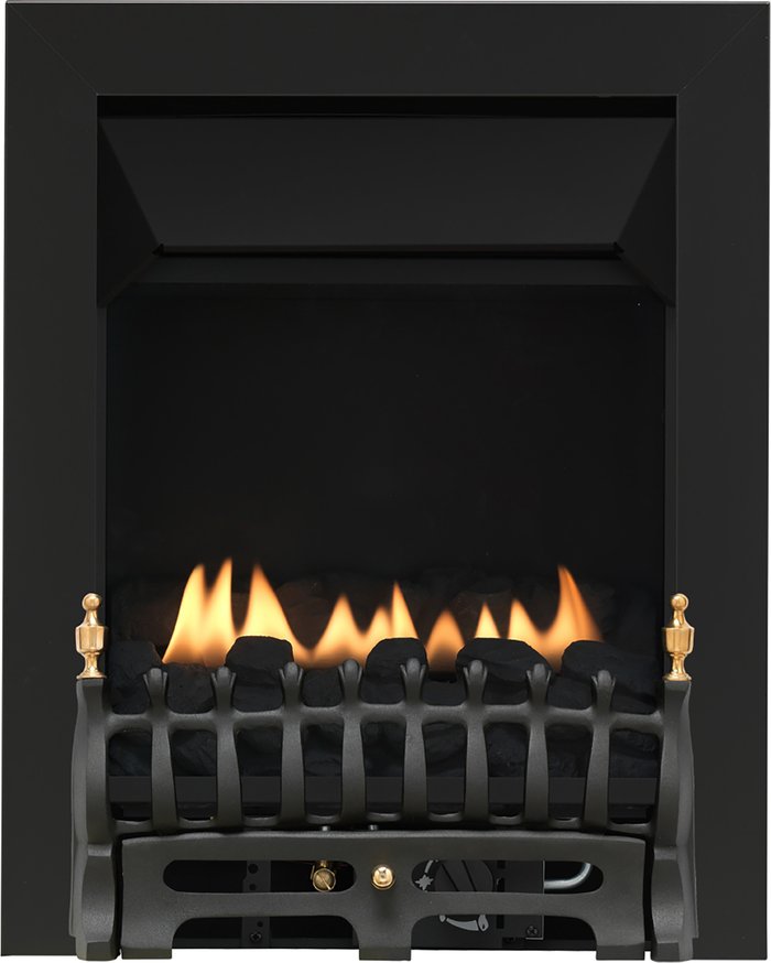 The Range | Focal Point Fires Focal Point Blenheim Flueless Manual Gas Fire - Black Focal Point Fires Focal Point Blenheim Flueless Manual Gas Fire - Black