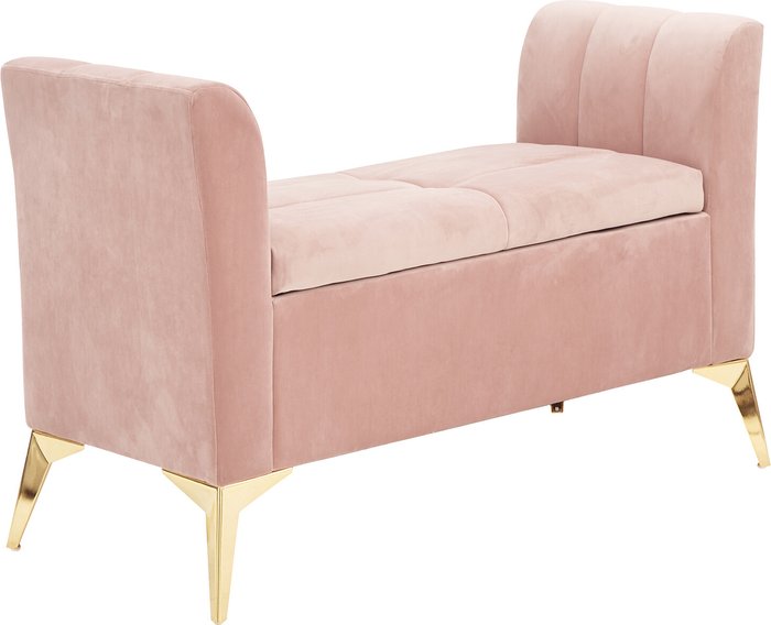 The Range | GFW Pettine Ottoman Storage Bench - Pink GFW Pettine Ottoman Storage Bench - Pink