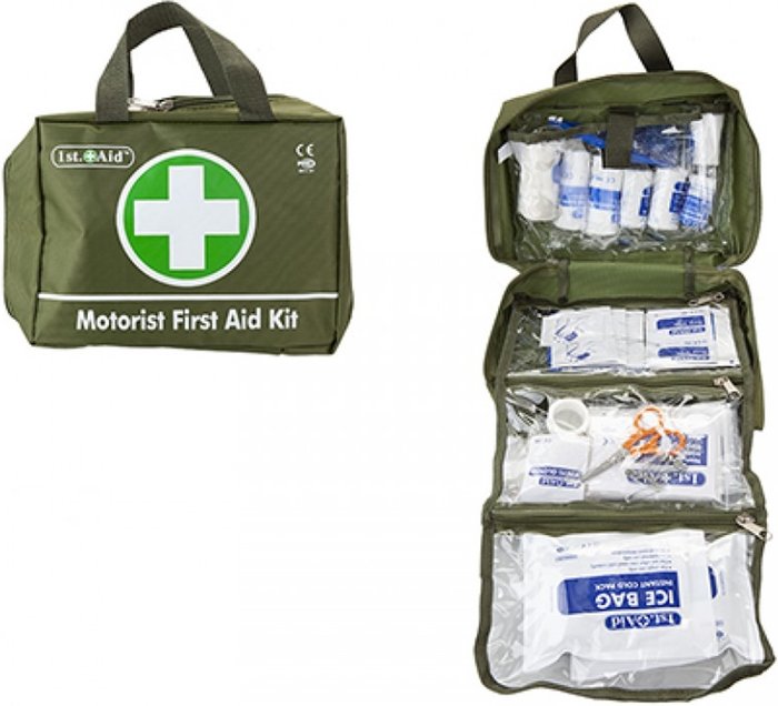 The Range | PMS Motorist First Aid Kit 70 Piece - Green PMS Motorist First Aid Kit 70 Piece - Green