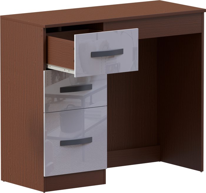 The Range | Hulio Dressing Table - Walnut and White Hulio Dressing Table - Walnut and White