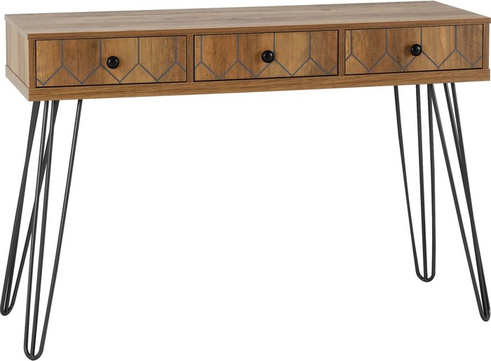The Range | Ottawa Ottawa Three Drawer Console Table - Red Ottawa Ottawa Three Drawer Console Table - Red