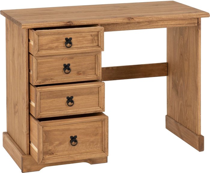 The Range | Corona Corona 4 Drawer Dressing Table - Pine Corona Corona 4 Drawer Dressing Table - Pine