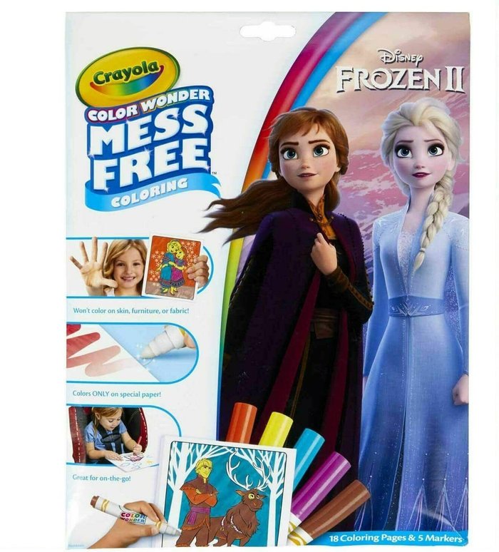 The Range | Crayola Colour Wonder Mess Free Coloring Book Markers - Multi / Frozen 2 Crayola Colour Wonder Mess Free Coloring Book Markers - Multi / Frozen 2