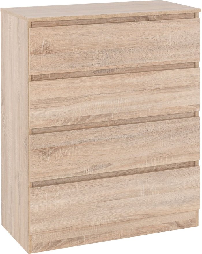 The Range | Seconique Malvern 4 Drawer Chest - Sonoma Oak Seconique Malvern 4 Drawer Chest - Sonoma Oak