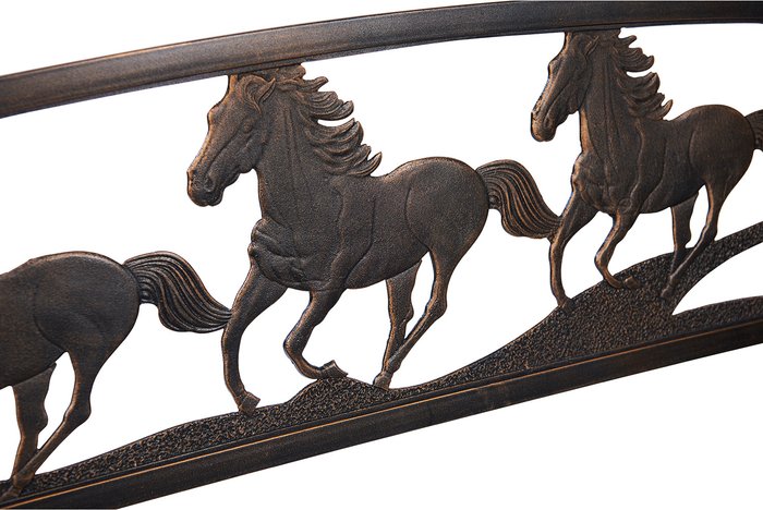 The Range | Greenhurst Horse Design Garden Bench - Bronze Greenhurst Horse Design Garden Bench - Bronze