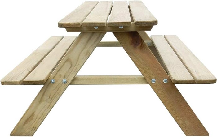 The Range | itzcominghome Kids Picnic Bench and Table - Wood itzcominghome Kids Picnic Bench and Table - Wood