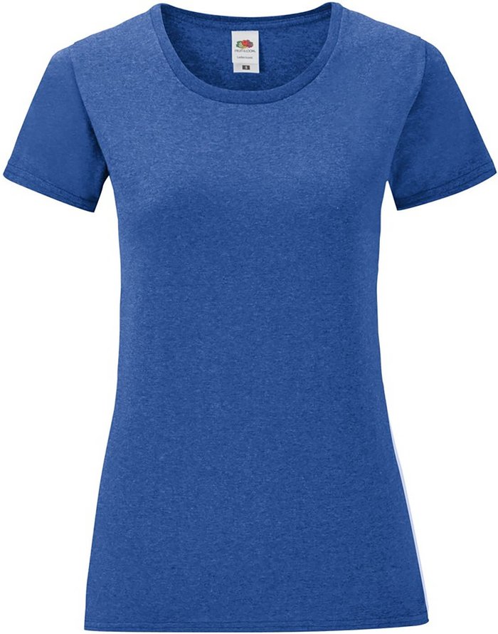 The Range | Fruit Of The Loom WomensLadies Iconic T-Shirt - PC3400 - Heather Royal / XXL Fruit Of The Loom WomensLadies Iconic T-Shirt - PC3400 - Heather Royal / XXL