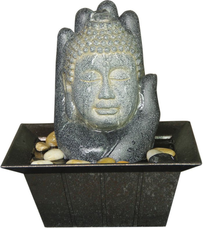 The Range | Techstyle Techstyle Buddha And Hand Tabletop Indoor Fountain / Water Feature With Pebbles Techstyle Techstyle Buddha And Hand Tabletop Indoor Fountain / Water Feature With Pebbles