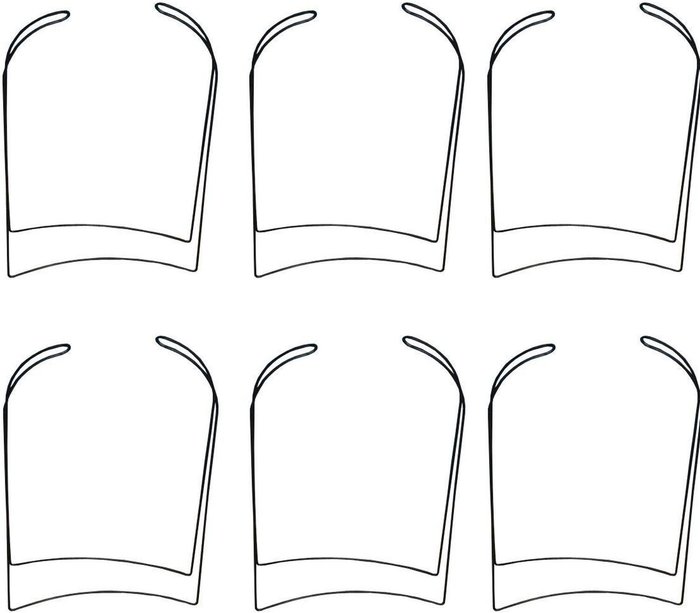 The Range | Selections Growbag Cane Frame Supports - Black / 6 Selections Growbag Cane Frame Supports - Black / 6