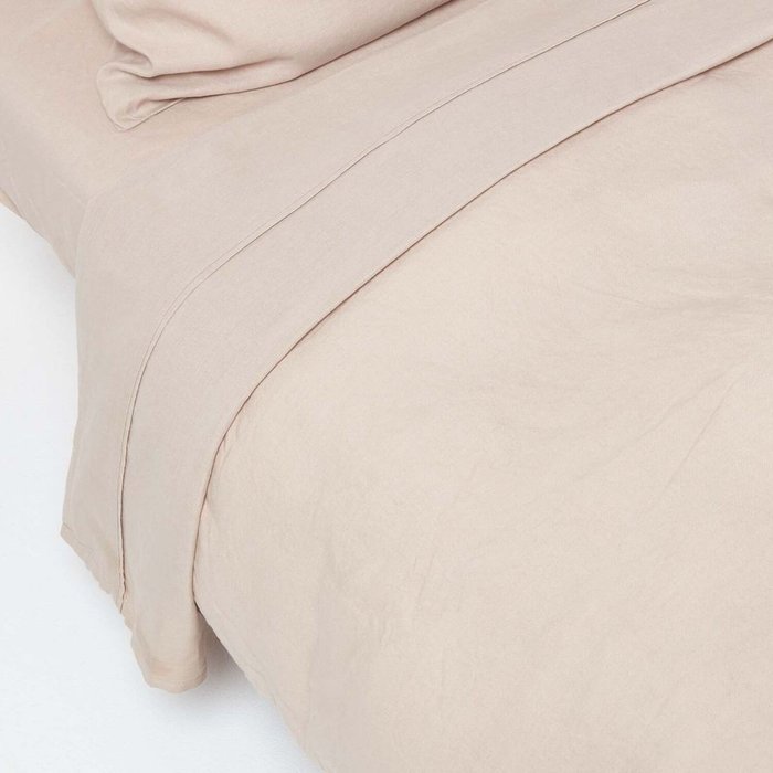 The Range | Homescapes Linen Flat Sheet - Natural / King Homescapes Linen Flat Sheet - Natural / King