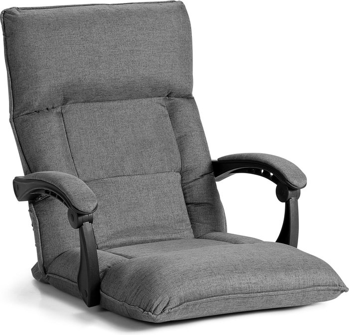 The Range | COSTWAY Costway 14-Position Adjusting Gaming Floor Chair-Grey - Grey COSTWAY Costway 14-Position Adjusting Gaming Floor Chair-Grey - Grey