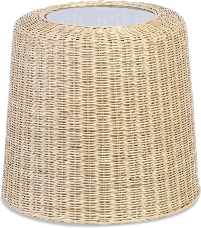 The Range | Desser Desser Woven Rattan Round Side Table In Natural Desser Desser Woven Rattan Round Side Table In Natural
