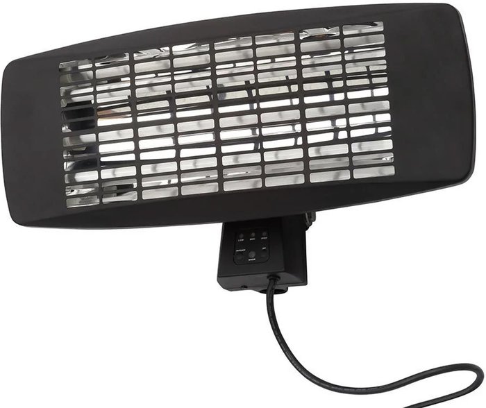 The Range | Litecraft Wall Mount Outdoor Patio Heater - Black Litecraft Wall Mount Outdoor Patio Heater - Black