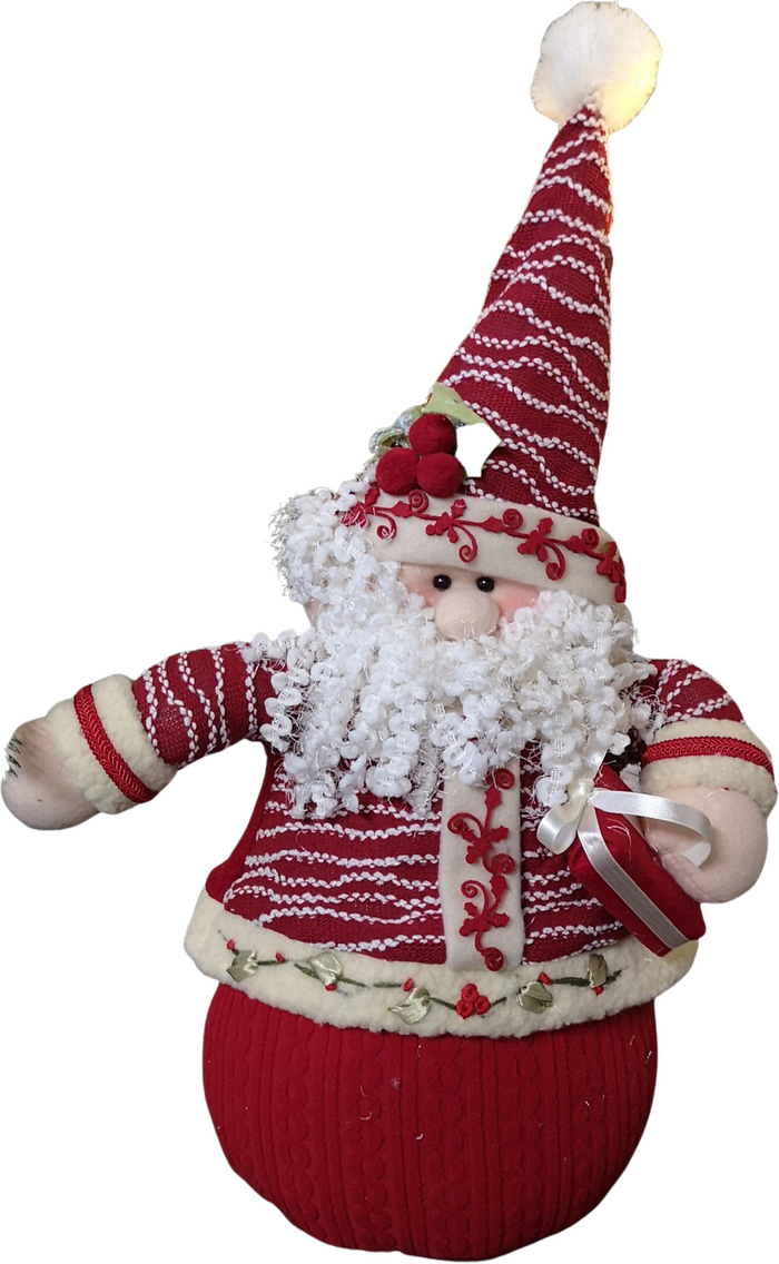 The Range | Samuel Alexander Plush Standing Santa Claus Character - Red Samuel Alexander Plush Standing Santa Claus Character - Red