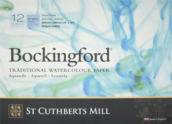 The Range | Bockingford Bockingford Gummed Water Colour Pad - 25.2cm Bockingford Bockingford Gummed Water Colour Pad - 25.2cm
