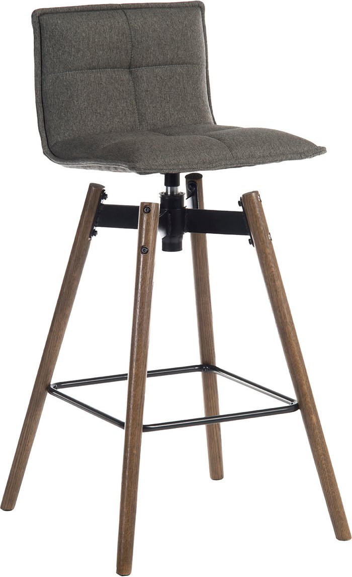 The Range | TEKNIK TEKNIK 6977GREY-DK Spin Bar Stool Chair - Grey TEKNIK TEKNIK 6977GREY-DK Spin Bar Stool Chair - Grey