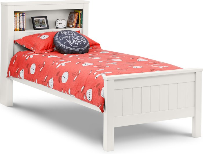 The Range | Julian Bowen Maine Bookcase Bed - Surf White Julian Bowen Maine Bookcase Bed - Surf White
