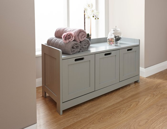 The Range | GFW Colonial 3 Door Storage Unit - Grey GFW Colonial 3 Door Storage Unit - Grey