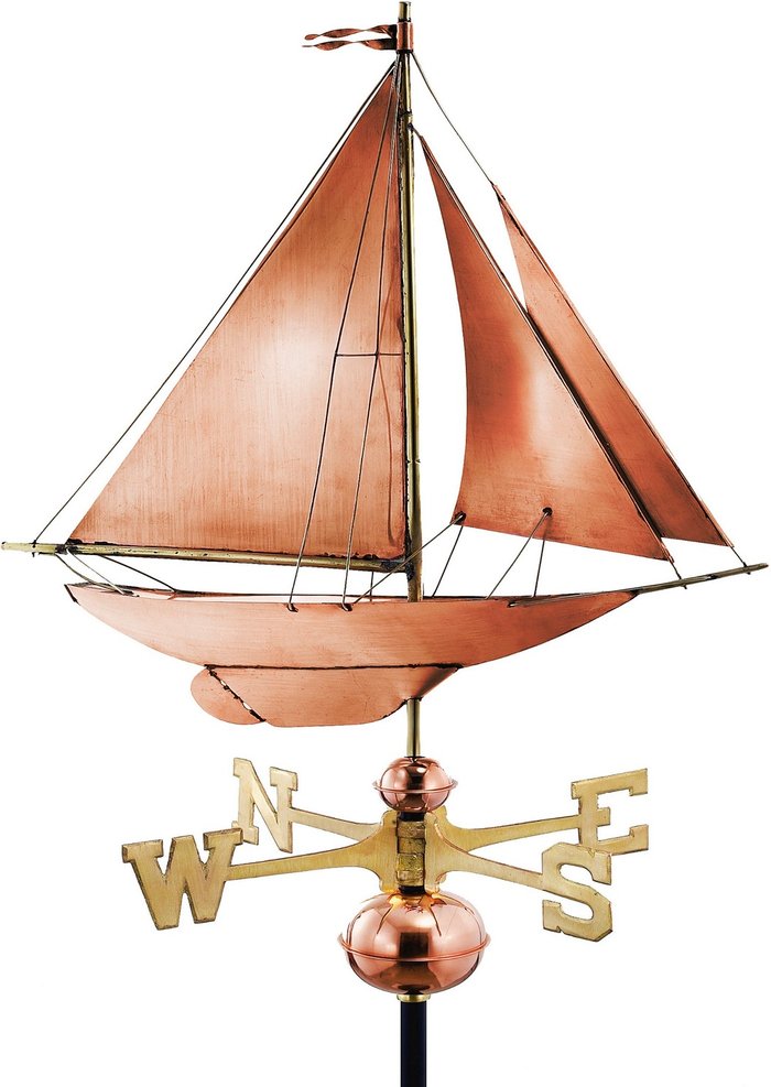 The Range | Racing Sloop Farmhouse Weathervane Racing Sloop Farmhouse Weathervane