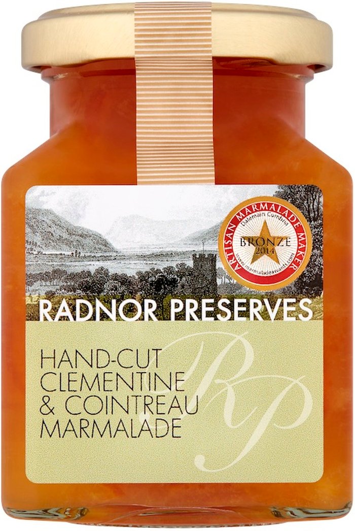 The Range | Radnor Preserves Hand Cut Clementine and Cointreau Marmalade - Orange Radnor Preserves Hand Cut Clementine and Cointreau Marmalade - Orange