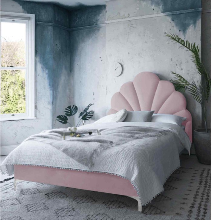 The Range | Hendo Bed Super King Plush Velvet Pink Hendo Bed Super King Plush Velvet Pink