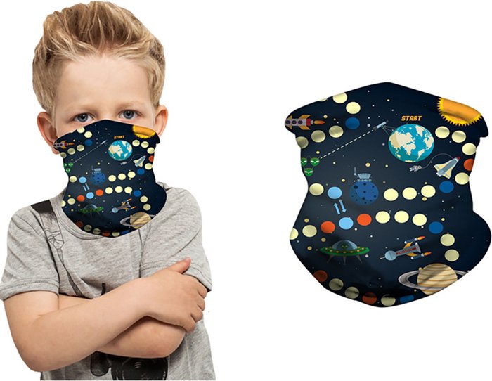 The Range | Children's Scarf and Face Covering - Planet Children's Scarf and Face Covering - Planet