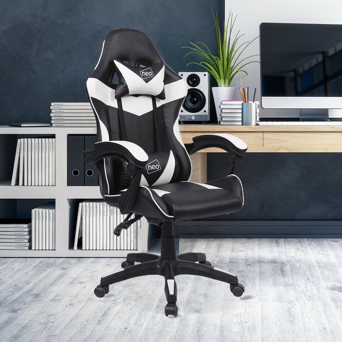 The Range | Neo Neo White Sport Racing Gaming Office Chair Neo Neo White Sport Racing Gaming Office Chair